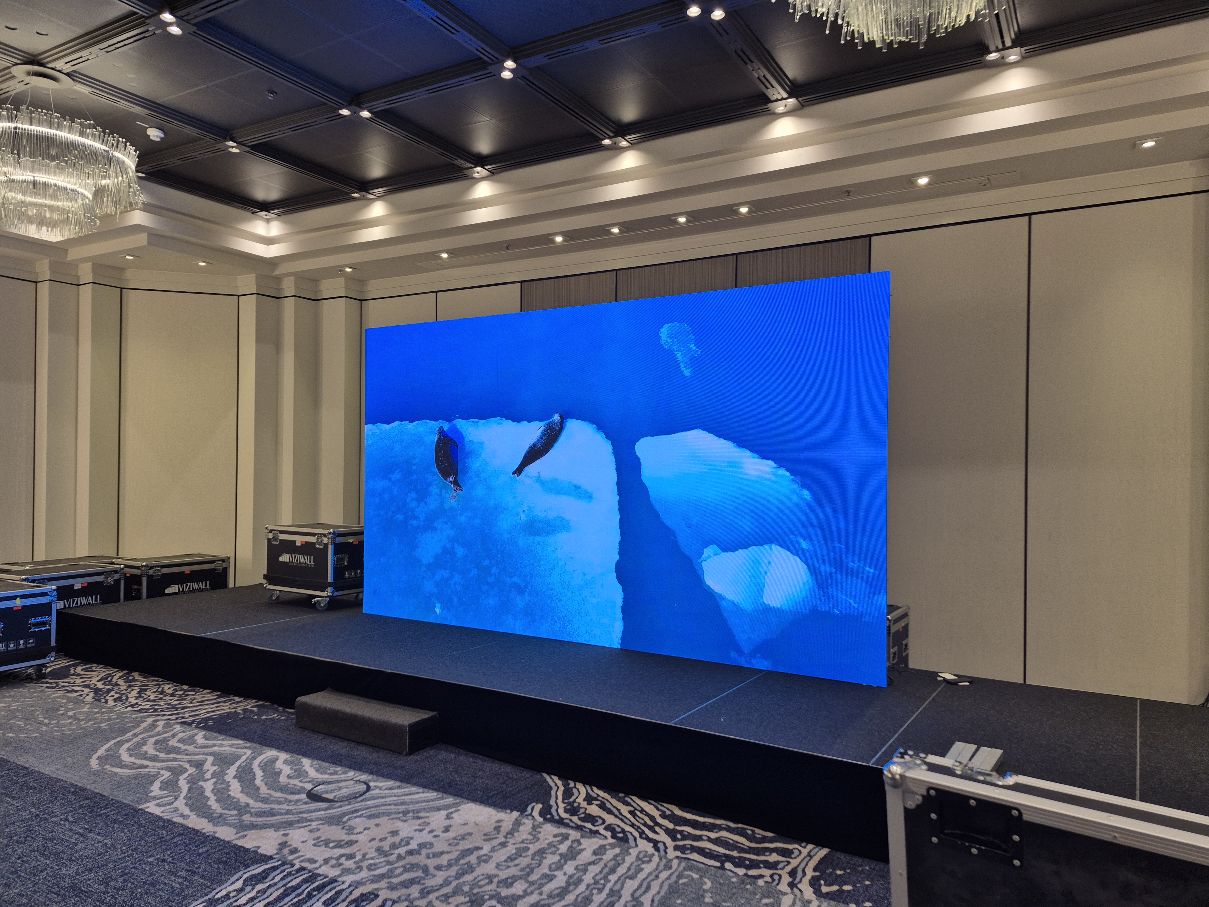 Viziwall LED wall rental installation