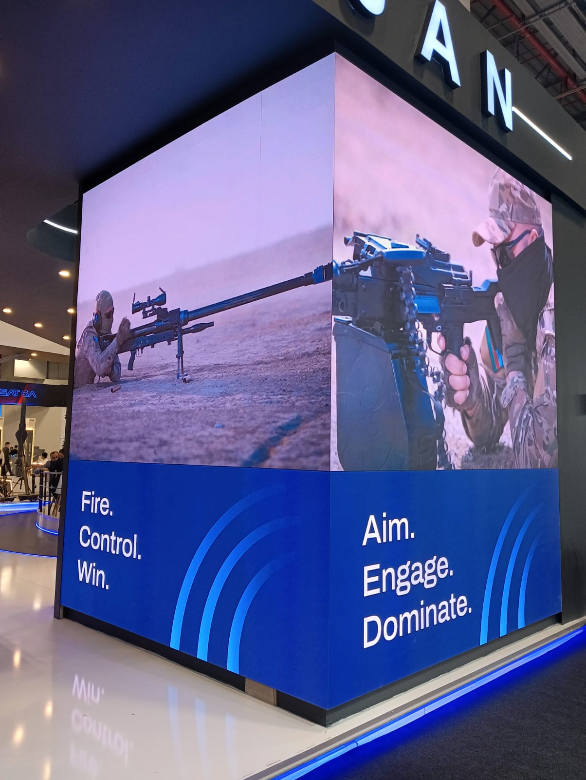 Viziwall LED wall rental installation