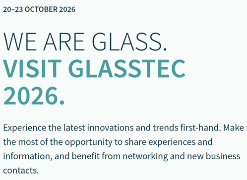 glasstec — 20–23 October 2026